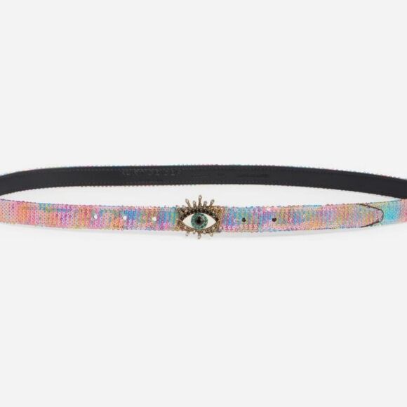 Kurt Geiger Sequin Evil Eye Belt - Picture 2 of 7